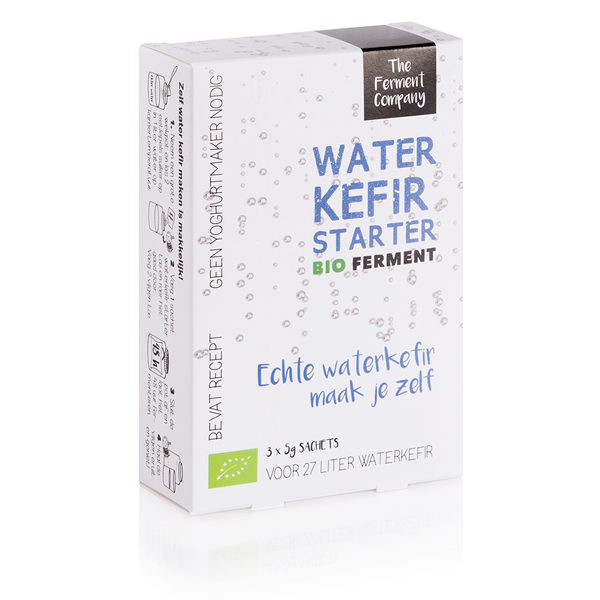 BIO Waterkefir Starter 3x 5g sachets (houdbaar t/m 30.04.2026)